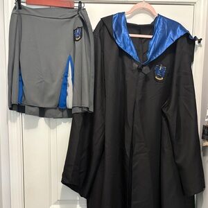 Disney Harry Potter Ravenclaw Hogwarts Robe XXL & Skirt XL Set